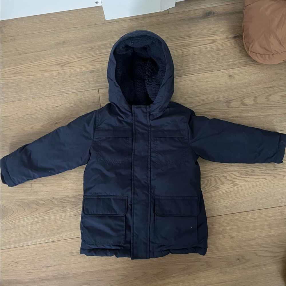 Old Navy Utility Winter Jacket 4T Navy